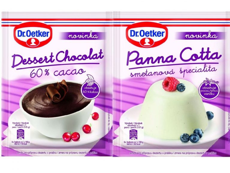 Soutěž o balíček s 20 kusy luxusních dezertů v prášku od Dr.Oetkera.