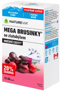 Naturevia Mega Brusinky se zlatobýlem Foto: Naturevia